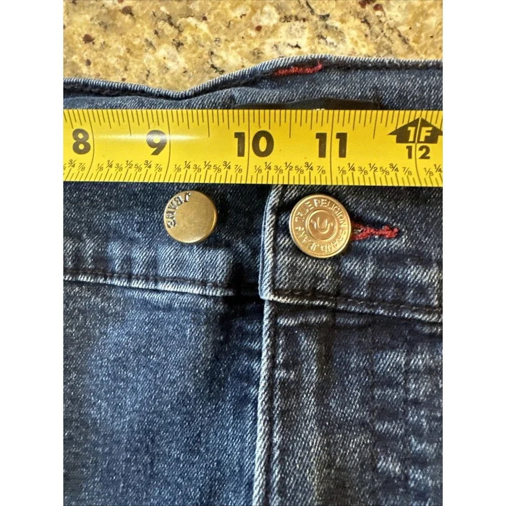 True Religion Ricky Jeans Relaxed Straight Medium Wash Men's Size 42/26‎ Y2K